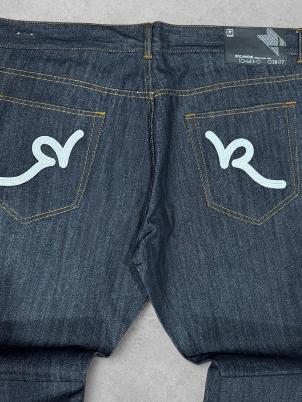 Rocawear Y2K Hip Hop Jeans Baggy Dark Denim